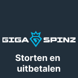Gigaspinz Storten en uitbetalen